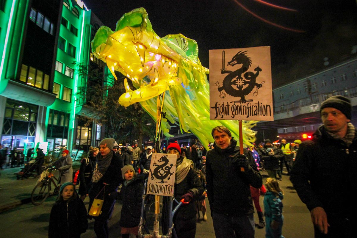 Kiezdrache gegen Verdrängung: 