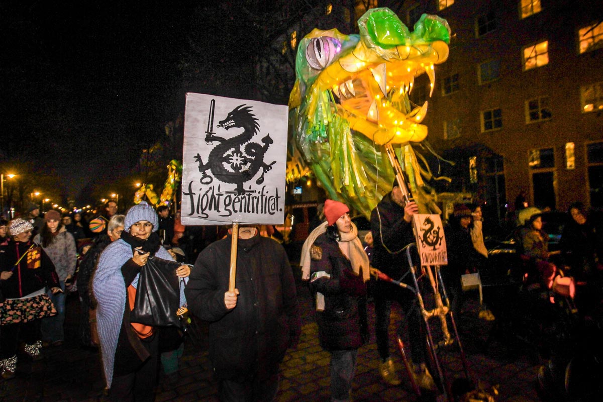 Kiezdrache gegen Verdrängung: 