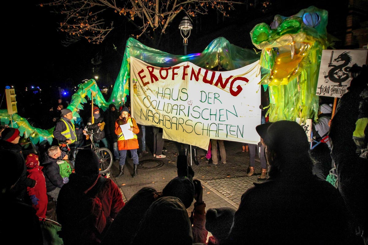 Kiezdrache gegen Verdrängung: 