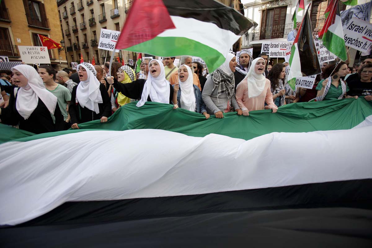Manifestacion Contra Ataques a la Flotilla de la Libertad: 