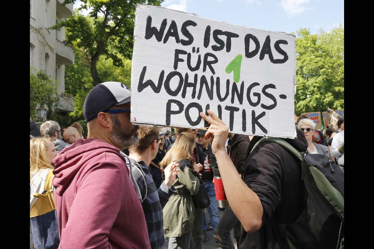 Grunewaldemo gegen Spekulanten und Reichtum: 