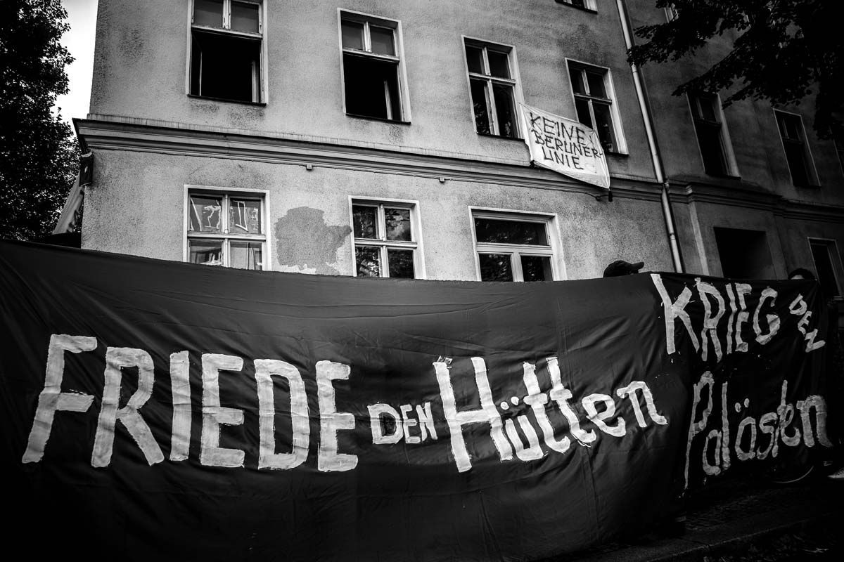 Hausbesetzung in der Großbeerenstraße 17a in Kreuzberg am 8. September 2018: