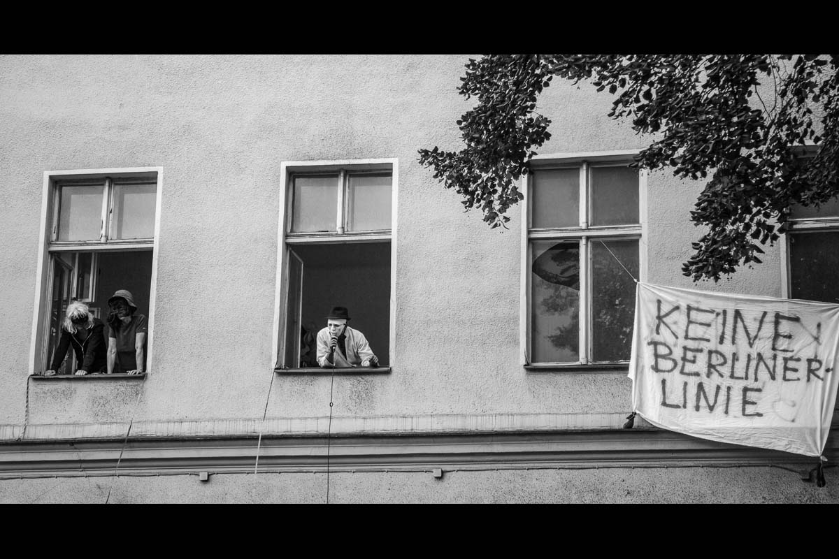 Hausbesetzung in der Großbeerenstraße 17a in Kreuzberg am 8. September 2018: