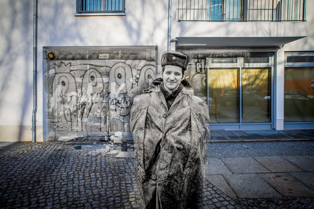 The Berlin Wall - is gone as long as it existed: Array