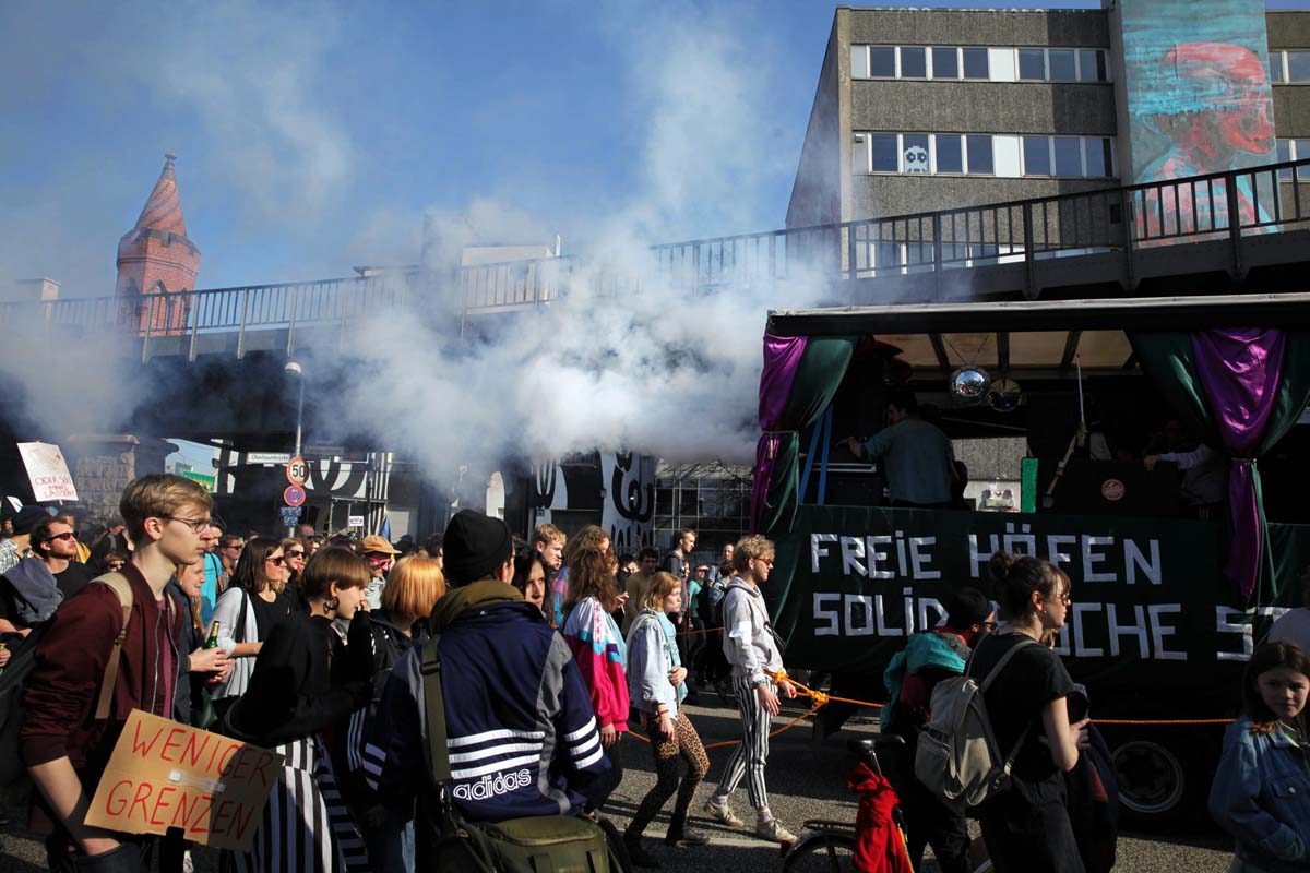 Für sichere Häfen und solidarische Städte, Berlin 2019: Array