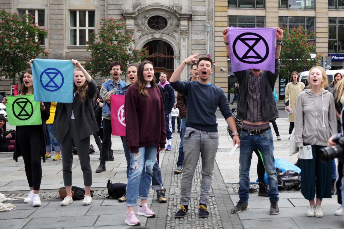 Extinction Rebellion Berlin, Massen Die-In 27. April 2019: Array