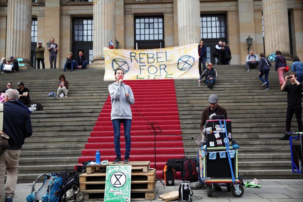 Extinction Rebellion Berlin, Massen Die-In 27. April 2019: Array