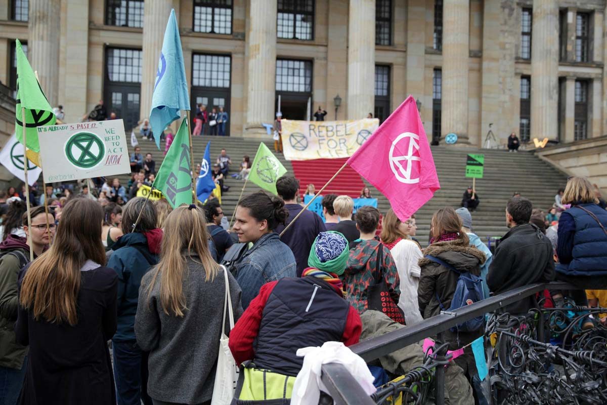 Extinction Rebellion Berlin, Massen Die-In 27. April 2019: Array