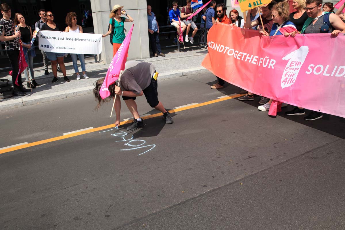 Demonstration - 1 Europa für alle - Berlin, 19. Mai 2019: Array