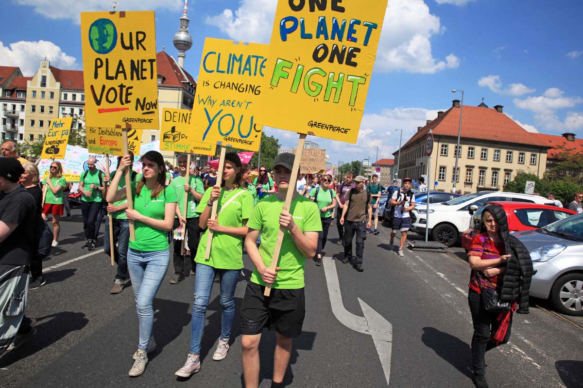 Demonstration - 1 Europa für alle - Berlin, 19. Mai 2019: Array