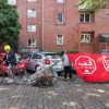 08.08.2019 Delegation aus Berlin während einer Kundgebung gegen die Immobilienfirma Bauwerk in Hamburg:    