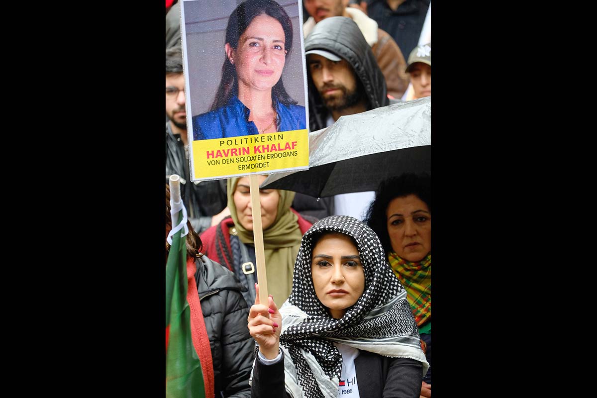 Solidaritätsdemonstration mit Rojava: Array