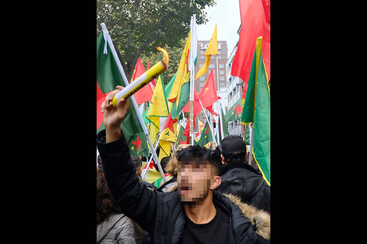 Solidaritätsdemonstration mit Rojava: Array
