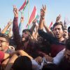 2019, Erbil, Irak, Kundgebung vor der UN gegen den Einmarsch türkischer Truppen in Syrien:    