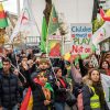 19.10.2019, Hamburg, Demo gegen Überfall der Türkei auf Rojava/Syrien:    