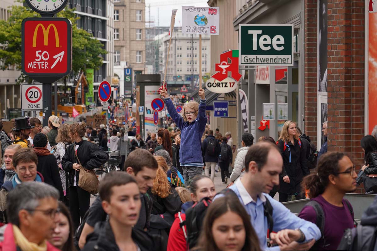 20.September 2019, Hamburg, Klimastreik Demo Hamburg: 