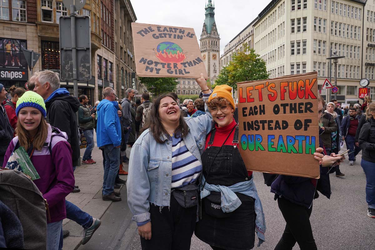 20.September 2019, Hamburg, Klimastreik Demo Hamburg: 