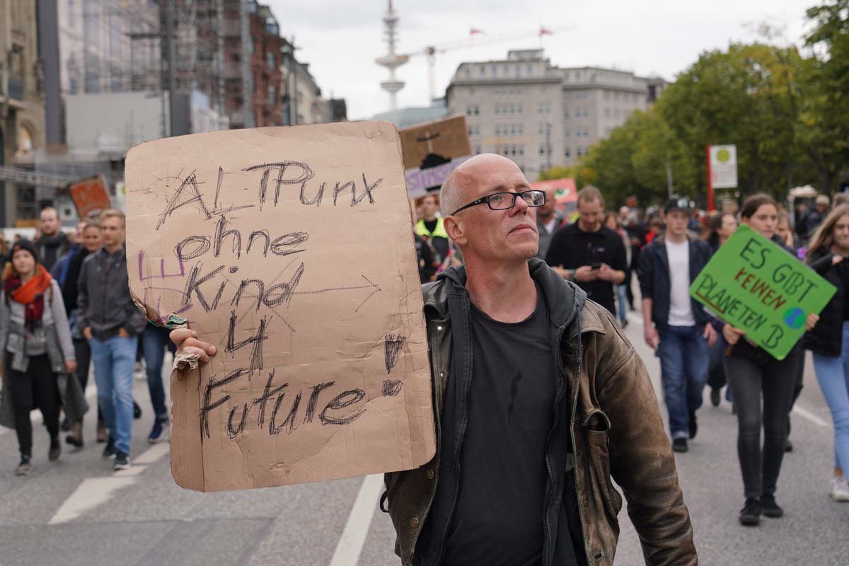 20.September 2019, Hamburg, Klimastreik Demo Hamburg: 