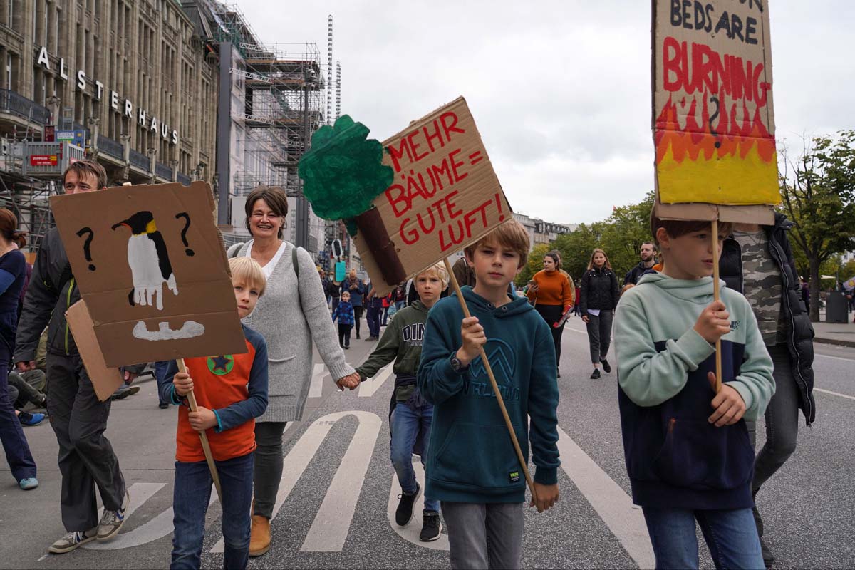 20.September 2019, Hamburg, Klimastreik Demo Hamburg: 
