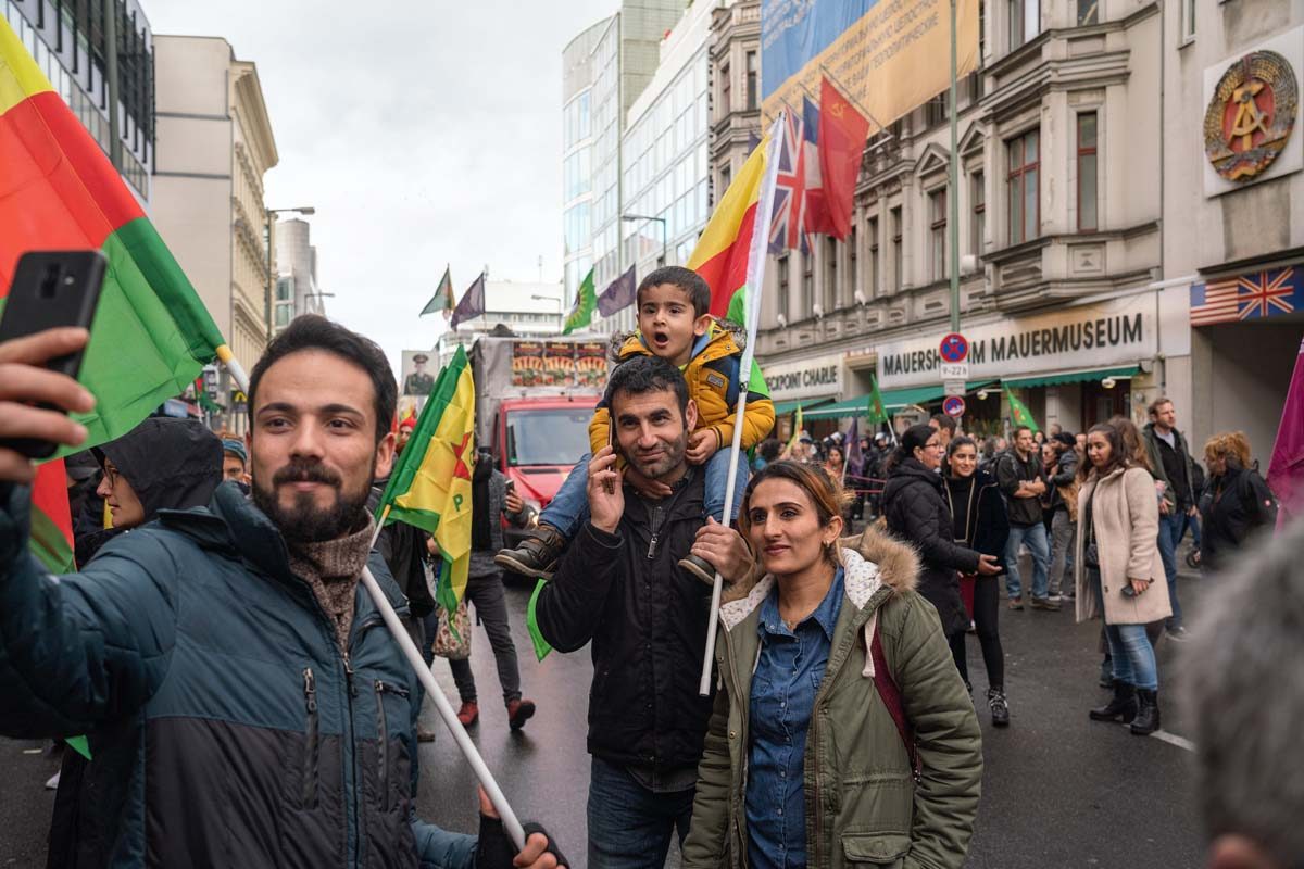 02.11.2019, Welt-Rojava Tag in Berlin: 