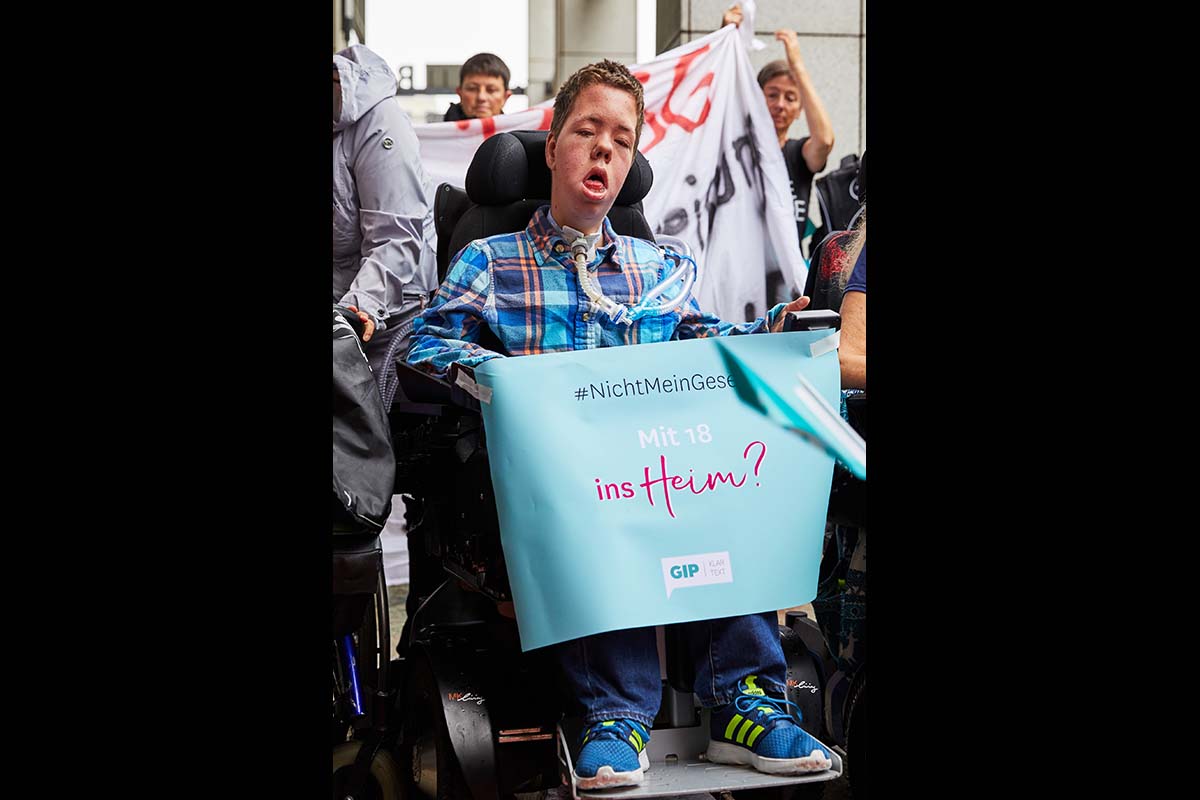 Protest gegen das Reha- und Intensivpflegegesetz: Array