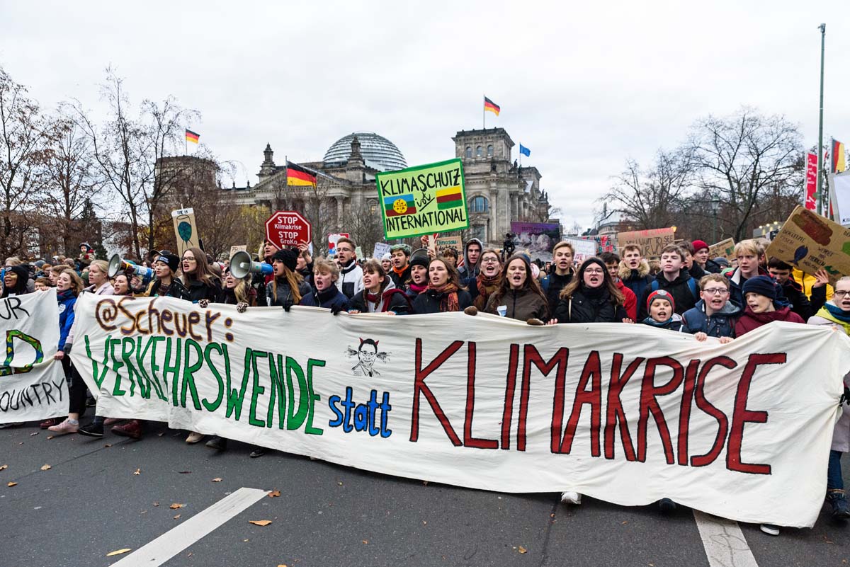 Klimastreik in Berlin: Array
