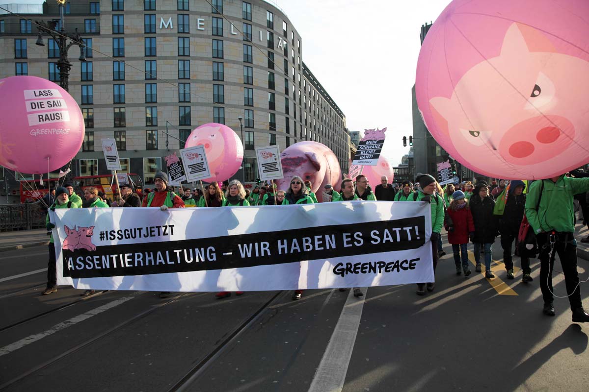 Agrarwende anpacken, Klima schützen! – Wir haben die Fatale Politik satt! Berlin 18.01.2020: 