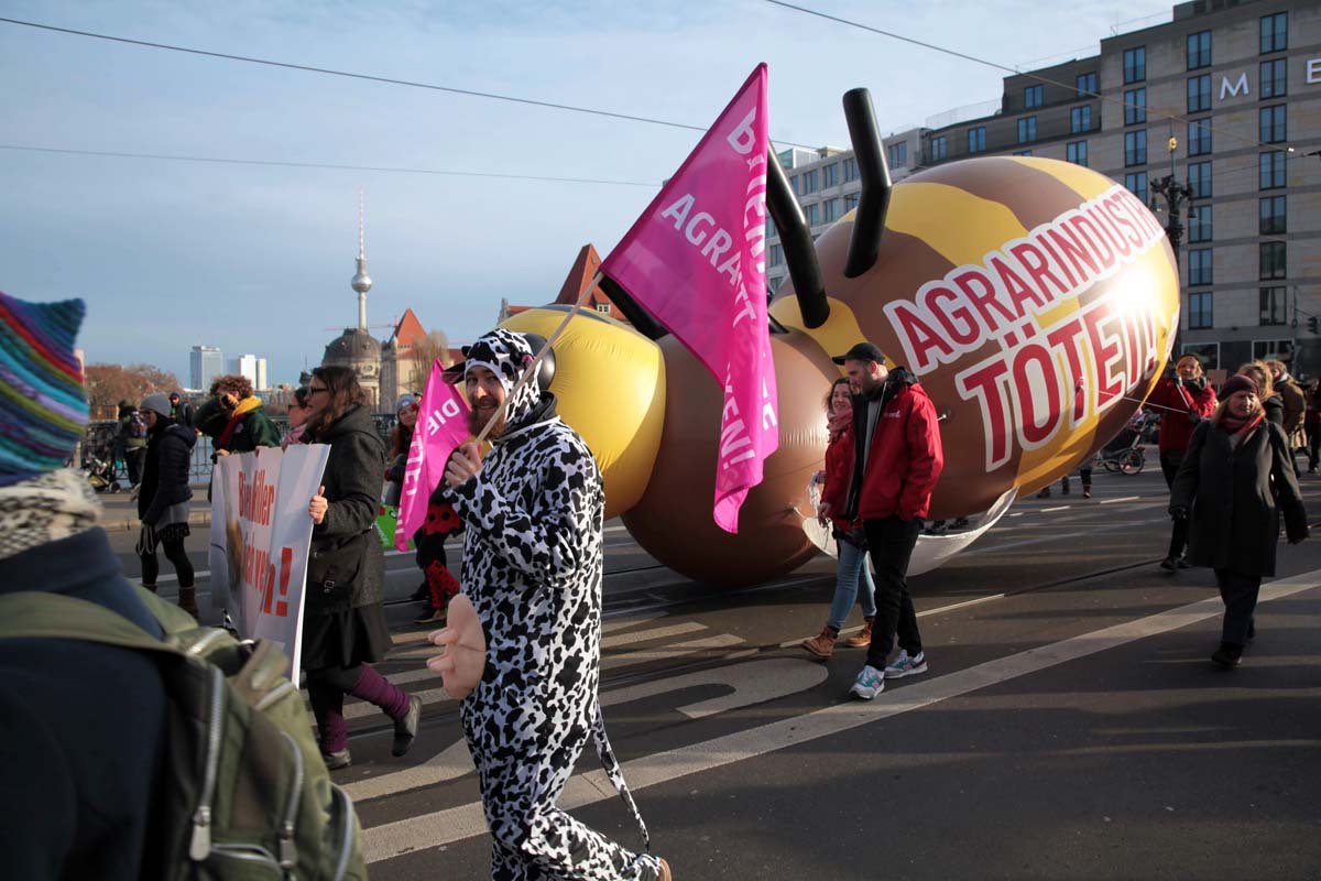 Agrarwende anpacken, Klima schützen! – Wir haben die Fatale Politik satt! Berlin 18.01.2020: 