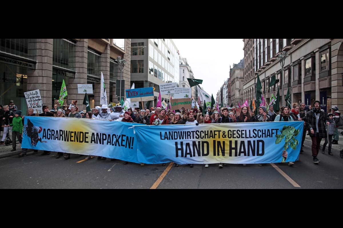 Agrarwende anpacken, Klima schützen! – Wir haben die Fatale Politik satt! Berlin 18.01.2020: 