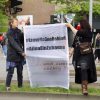 spontane Proteste in Berlin-Kreuzberg in Corona-Zeiten:    Array