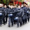 spontane Proteste in Berlin-Kreuzberg in Corona-Zeiten:    Array