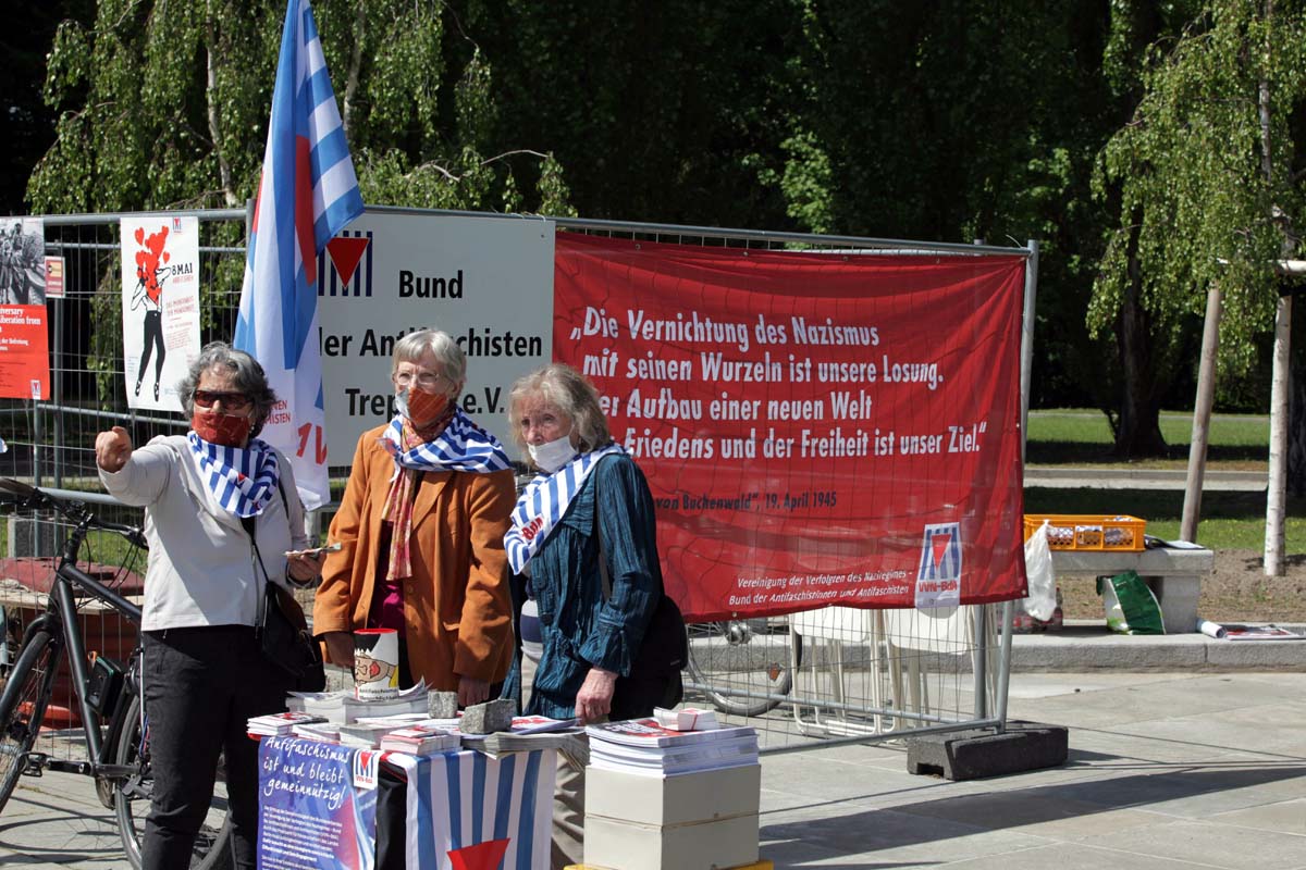 8. Mai 2020  75. Jahrestag der Befreiung vom Nationalsozialismus im Treptower Park: Array
