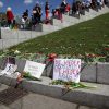 9. Mai 2020  75. Jahrestag der Befreiung vom Nationalsozialismus im Treptower Park:    Array