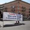 Antirassistischer Block bei Unteilbar  Band der Solidarität Berlin 14.06.2020:    Array