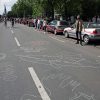 Antirassistischer Block bei Unteilbar  Band der Solidarität Berlin 14.06.2020:    Array