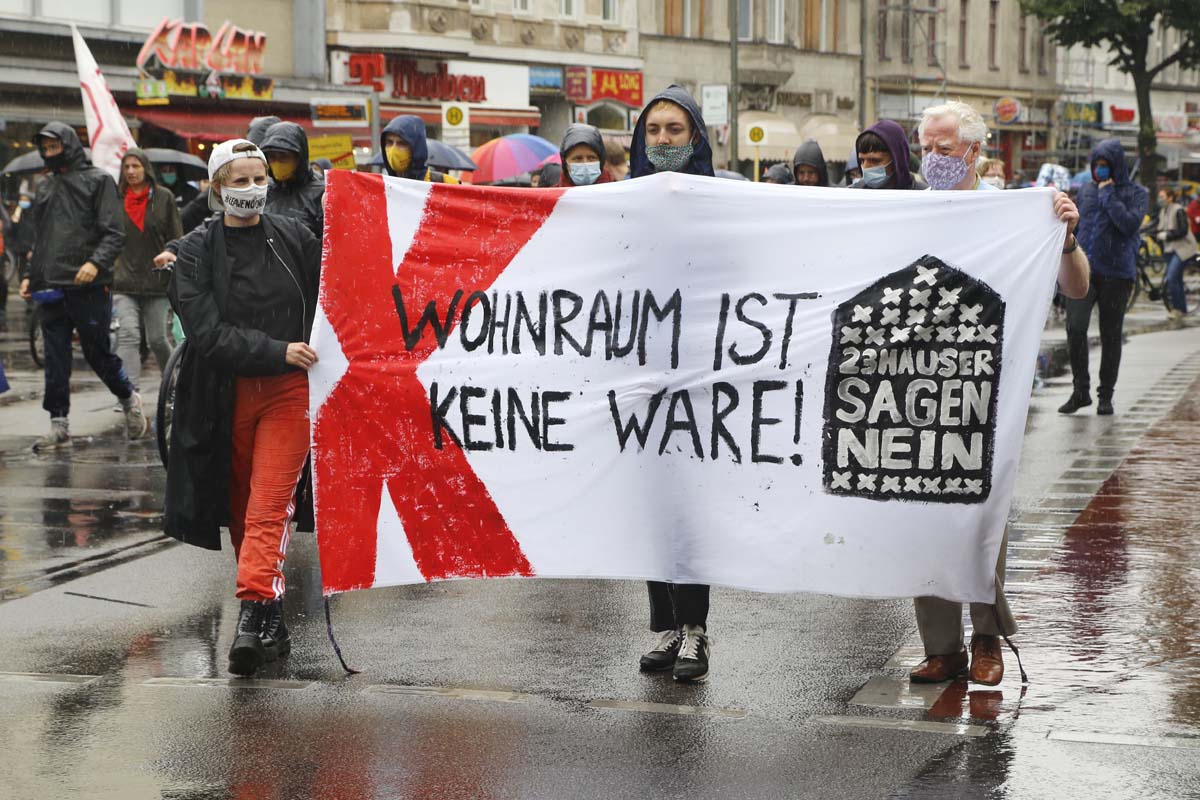 Demo gegen Mietenwahnsinn: Array