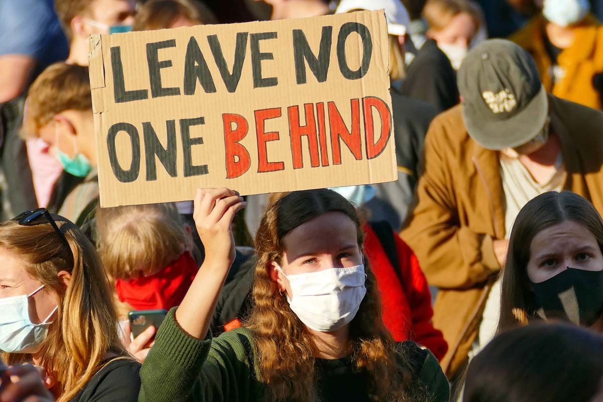 Aktion der Seebrücke zu Moria: Array