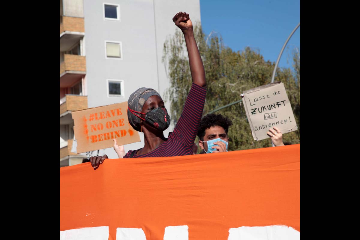 Es reicht! Wir haben Platz!, Demo in Berlin 20.09.2020: Array