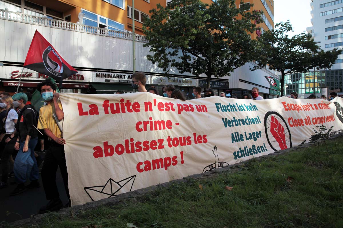 Es reicht! Wir haben Platz!, Demo in Berlin 20.09.2020: Array