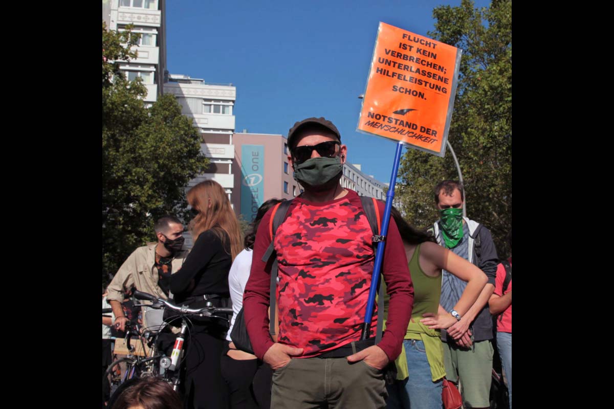 Es reicht! Wir haben Platz!, Demo in Berlin 20.09.2020: Array