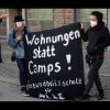 ZEA Rahlstedt - Kundgebung vor der Hamburger Innenbehörde:    Array