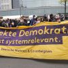Protest gegen die Entscheidung des Bundesverfassungsgerichts den Berliner Mietendeckel zu kippen:    Array