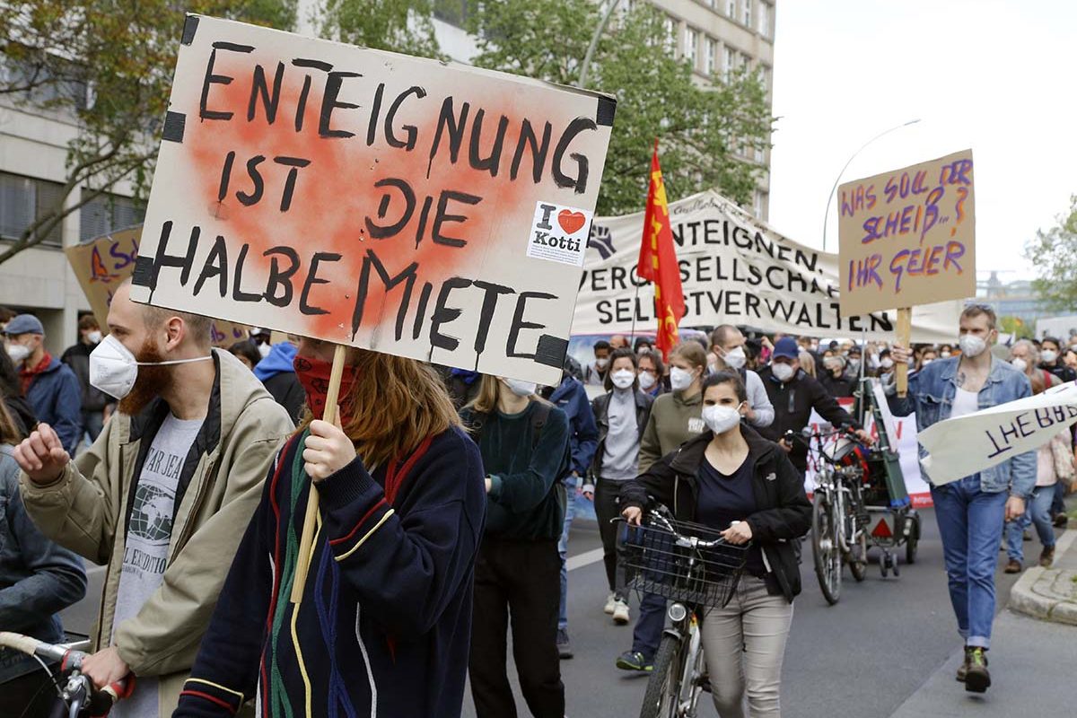 Demo gegen Mietenwahnsinn - Enteignung jetzt erst recht: Array
