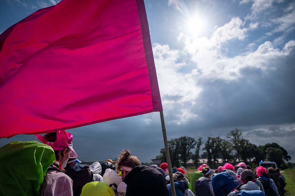 Ende Gelände demonstriert in Brunsbüttel: Array