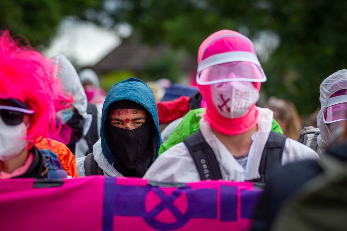 Ende Gelände demonstriert in Brunsbüttel: Array