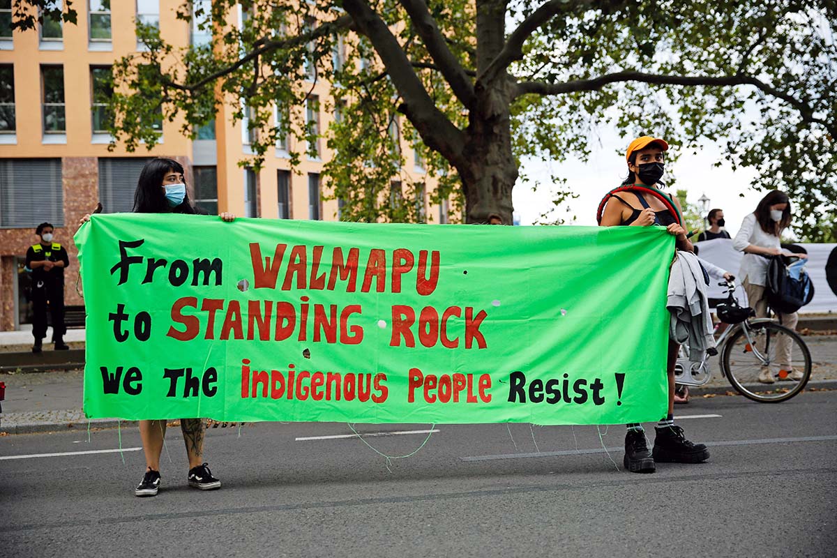 Internationaler Tag der Indigenen Völker 2021, Berlin 9. August 2021: Array