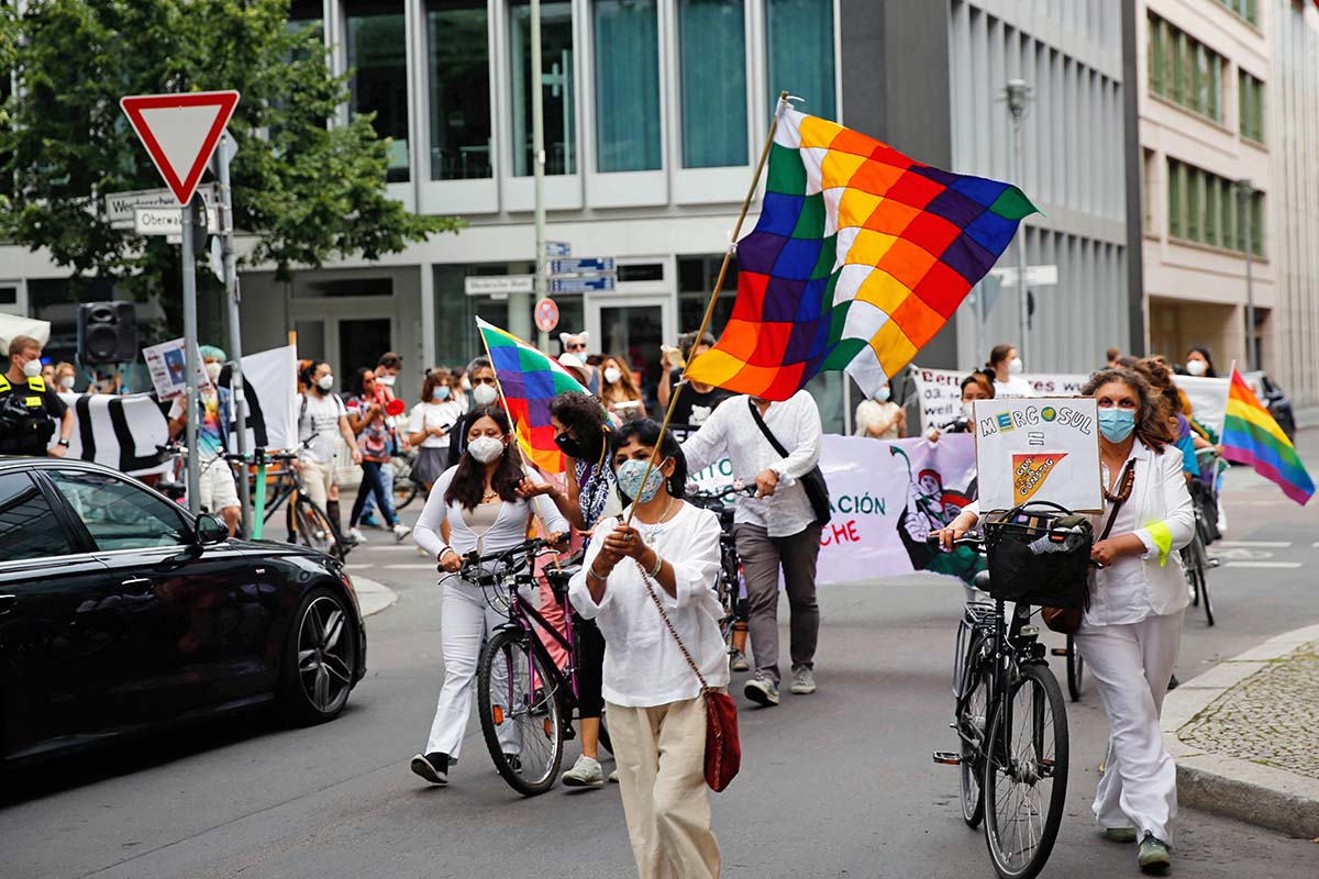 Internationaler Tag der Indigenen Völker 2021, Berlin 9. August 2021: Array