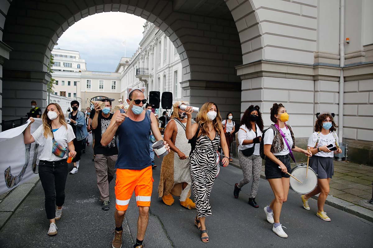 Internationaler Tag der Indigenen Völker 2021, Berlin 9. August 2021: Array