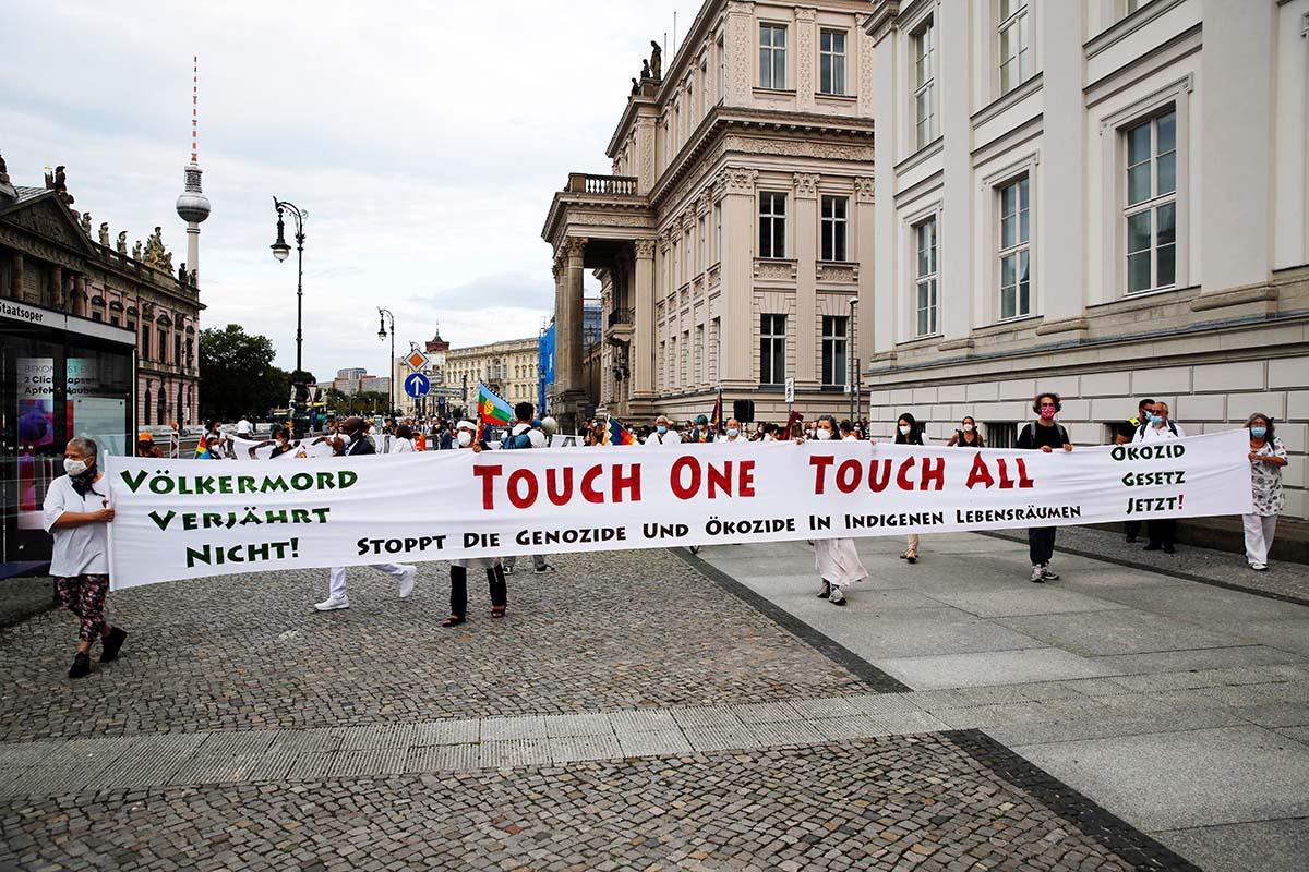 Internationaler Tag der Indigenen Völker 2021, Berlin 9. August 2021: Array