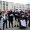 Grenzen auf! Demo für die sofortige Aufnahme der Flüchtenden an der polnosch-belarussischen Grenze! Berlin 14.11.21:    Array